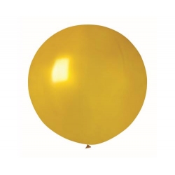 Balon Gigant metalizowany Kula Złota 75 cm 1 szt